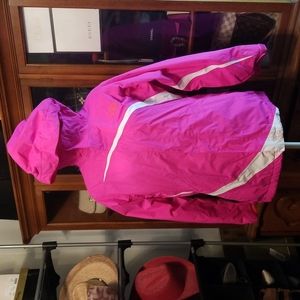 North face jacket with inner fleece jacket size XL Girls 18.